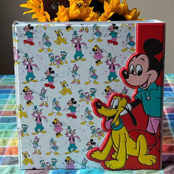 🩵💛❤️ DISNEY100 MICKEY & FRIENDS CLASSIC STATIONERY 3-RING BINDER ❤️💛🩵 NWT - Picture 16 of 16